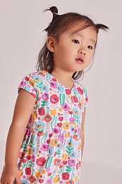 Платье и блумеры с принтом цветов от бренда Boboli