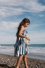 Сарафан Blue stripes от бренда Tinycottons