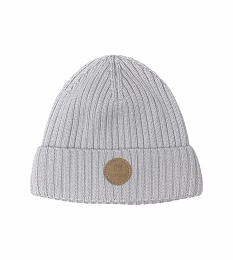 Шапка Knot merino fleece pearl grey от бренда Peppihat