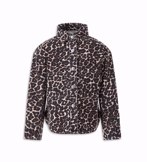 Рубашка джинсовая с анималистичным принтом от бренда Original Marines