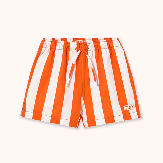 Шорты Orange & White stripes от бренда Tinycottons
