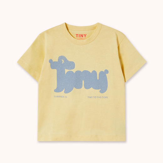 Футболка TINY-DOG от бренда Tinycottons Желтый