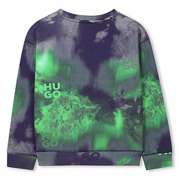 Свитшот Blue-Green-Grey от бренда HUGO