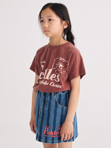 Юбка Pickles The Dog Striped denim от бренда Bobo Choses