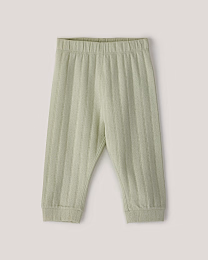 Комплект лонгслив и брюки из фактурной ткани Green от бренда Anna Leon