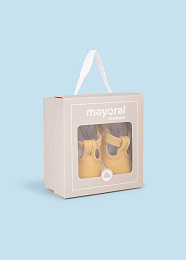 Пинетки на липах желтые от бренда Mayoral