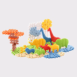 Конструктор Сафари 50 деталей от бренда Marioinex