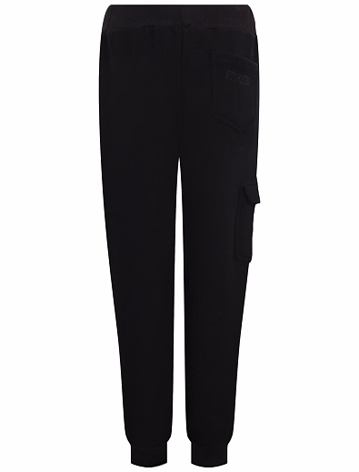 Джоггеры Black с эмблемой треугольник от бренда Stormies