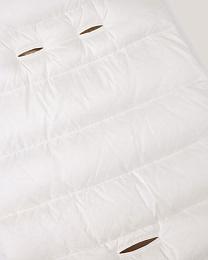 Конверт White с опушкой из натурального меха от бренда Anna Leon