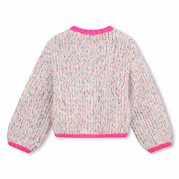 Кардиган с розовыми деталями от бренда Billieblush