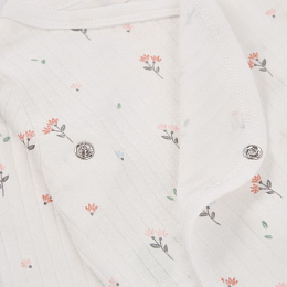 Комплект floral print: боди, распашонка, ползунки и шапка от бренда Boboli