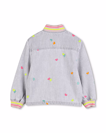 Джинсовый бомбер DENIM GREY от бренда Billieblush