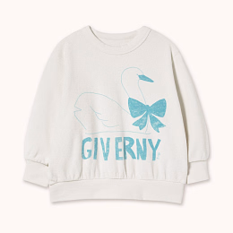 Свитшот Swan with a bow от бренда Tinycottons