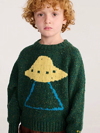 Джемпер green Pixel Abduction от бренда Bobo Choses