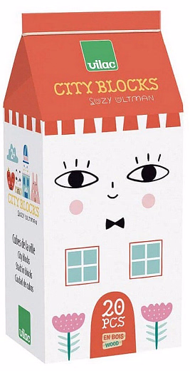 Кубики «Город» от бренда Vilac