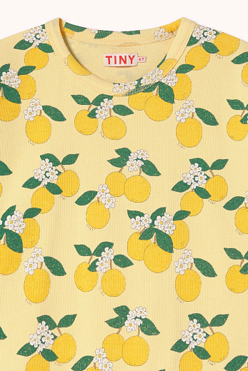 Футболка Blooming lemon от бренда Tinycottons Желтый