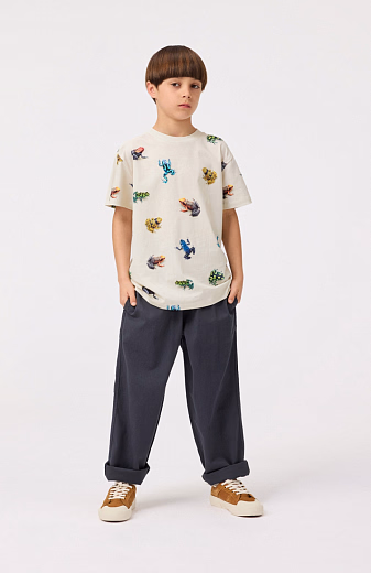 Футболка Roxo Vibrant Frogs от бренда MOLO Молочный