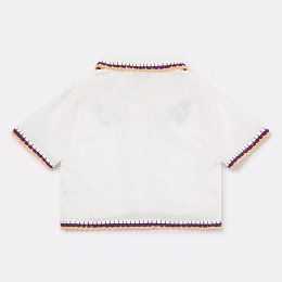 Блузка c вышитыми цветами от бренда Stella McCartney kids