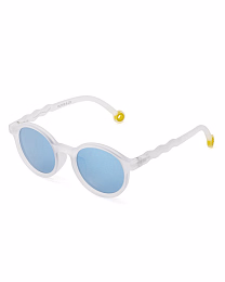 Очки JUNIOR Oval Sunglasses-Classic Olivio-Jellyfish White от бренда Olivio and Co
