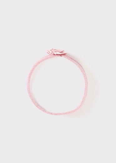 Повязка на голову розовая с цветочком от бренда Mayoral