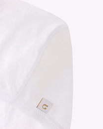 Набор чепчиков пыльная роза и белого цвета от бренда Anna Leon