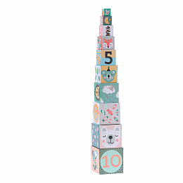 Кубики «Животные» 10 шт от бренда Vilac