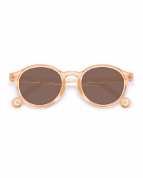 Очки JUNIOR Oval Sunglasses-Breakfast Art-Apricot от бренда Olivio and Co