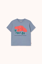 Футболка ORANGE DOG от бренда Tinycottons Серый