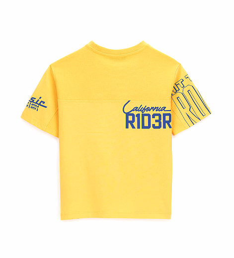 Футболка California R1D3R желтого цвета от бренда Original Marines Желтый