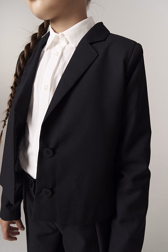 Пиджак и брюки черного цвета от бренда NOT A TOY