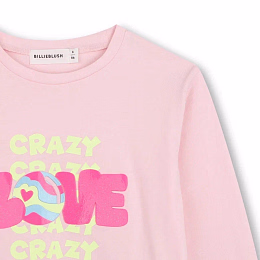 Лонгслив Crazy Love от бренда Billieblush