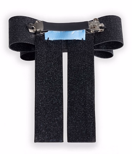 Бант «Подарок» чёрный от бренда Kosa do Poyasa