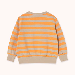 Свитшот Orange Stripes от бренда Tinycottons