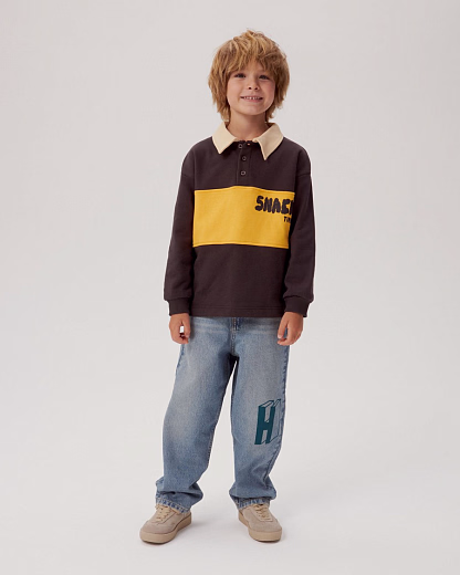 Джинсы синие H от бренда CHOOCHOO