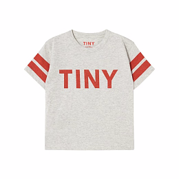 Футболка Grey-Red от бренда Tinycottons Серый