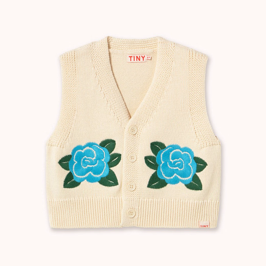 Жилет Blue roses от бренда Tinycottons