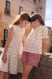 Платье Ester Cream Flower от бренда C'ERA UNA VOLTA