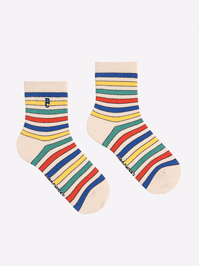 Носки 2 пары Multicolor Stripes от бренда Bobo Choses