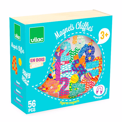 Магниты Цифры от бренда Vilac