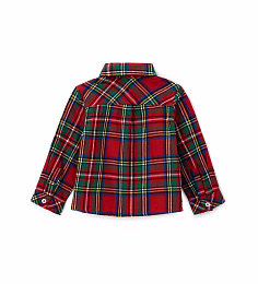 Рубашка красного цвета в клетку от бренда Original Marines