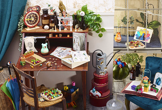 Кубики со звуками Фрукты от бренда Vilac