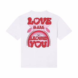 Футболка Love is All от бренда Stella McCartney kids Белый