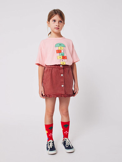 Футболка Hopscotch от бренда Bobo Choses Розовый