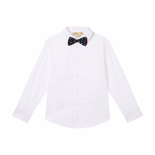 Рубашка с бабочкой Print Polka от бренда Stella McCartney kids