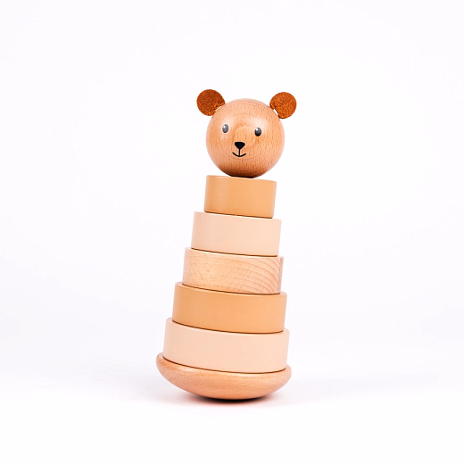 Пирамидка Мишка Марсель от бренда Egmont Toys