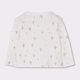 Комплект floral print: боди, распашонка, ползунки и шапка от бренда Boboli