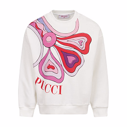Свитшот Milk Orchidee от бренда Emilio Pucci