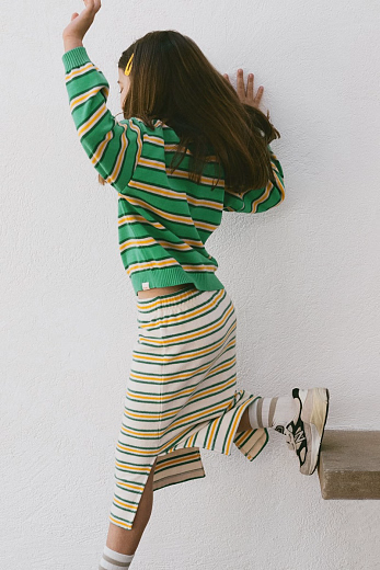 Юбка STRIPES MULTICOLOR от бренда Tinycottons