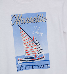 Футболка Marseille от бренда Original Marines Белый