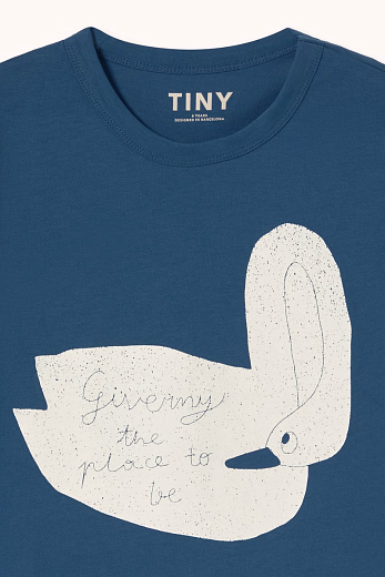 Футболка BLUE SWAN от бренда Tinycottons Синий